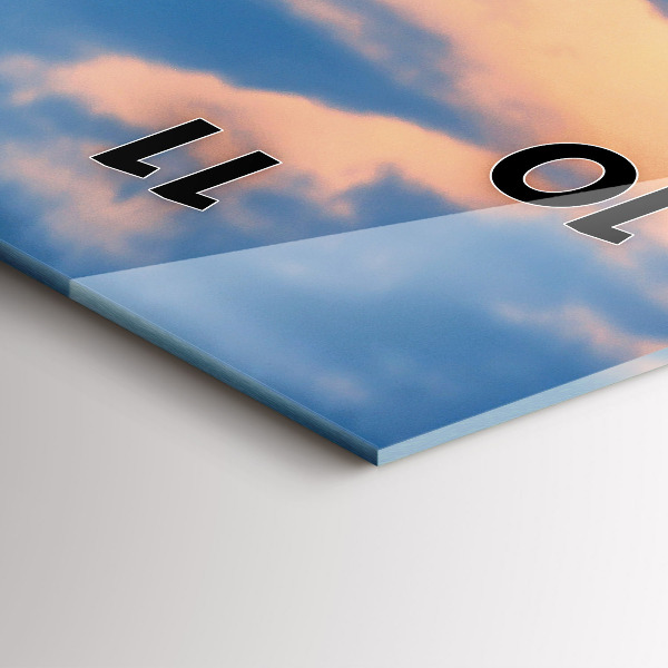 Orologio verticale Vista del municipio