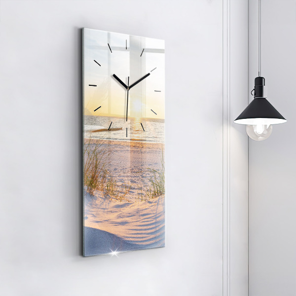 Orologio verticale Tramonto sul mare