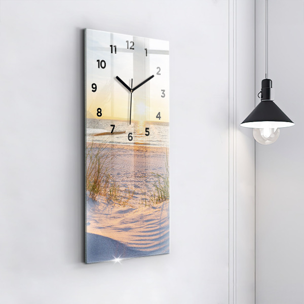 Orologio verticale Tramonto sul mare