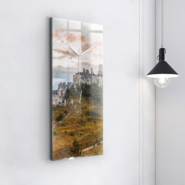 Orologio verticale Castello di Spiš in Slovacchia