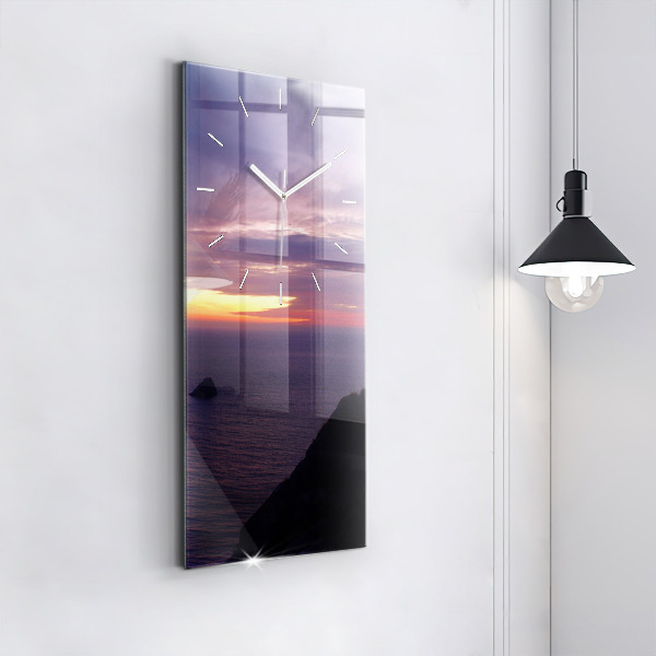 Orologio verticale Testa di pietra