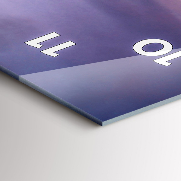 Orologio verticale Testa di pietra