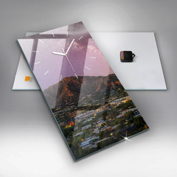 Orologio verticale Paesaggio montano