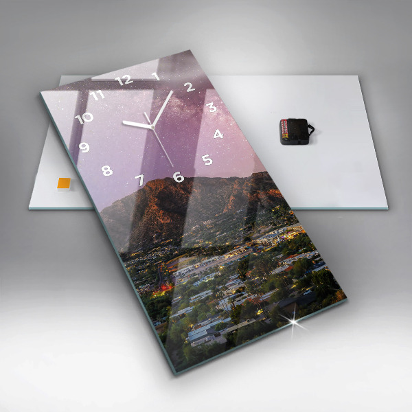 Orologio verticale Paesaggio montano