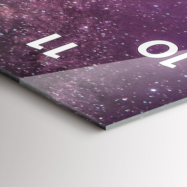 Orologio verticale Paesaggio montano