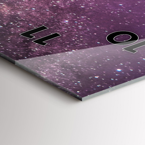 Orologio verticale Paesaggio montano