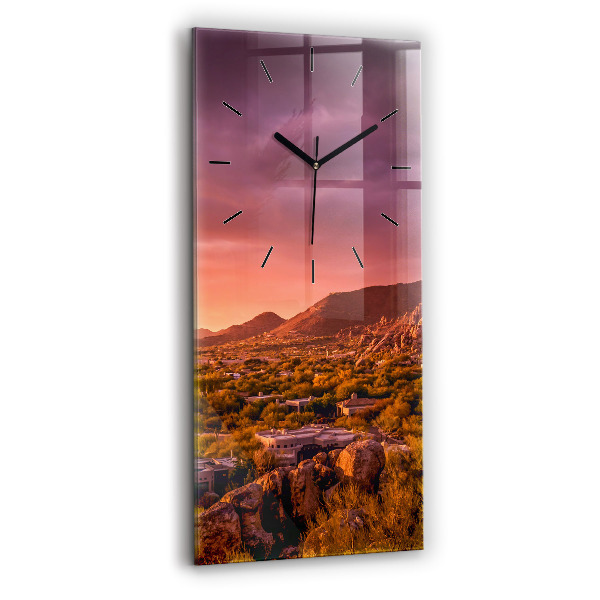 Orologio verticale Tramonto a North Scottsdale