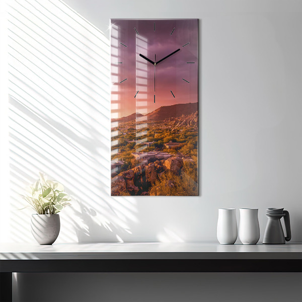 Orologio verticale Tramonto a North Scottsdale