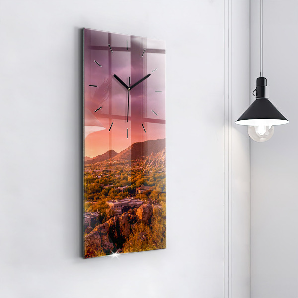 Orologio verticale Tramonto a North Scottsdale
