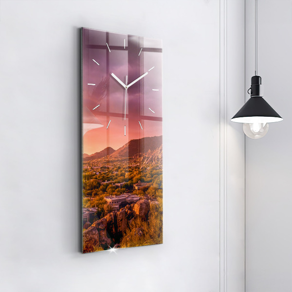 Orologio verticale Tramonto a North Scottsdale