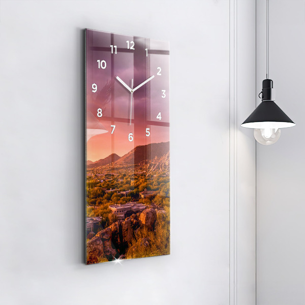 Orologio verticale Tramonto a North Scottsdale