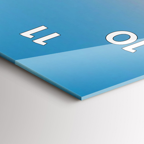 Orologio verticale in vetro Montagne a San Antonio USA