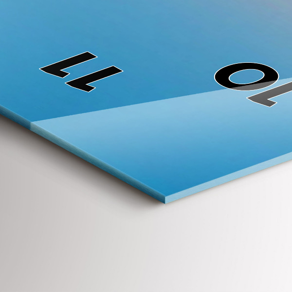 Orologio verticale in vetro Montagne a San Antonio USA