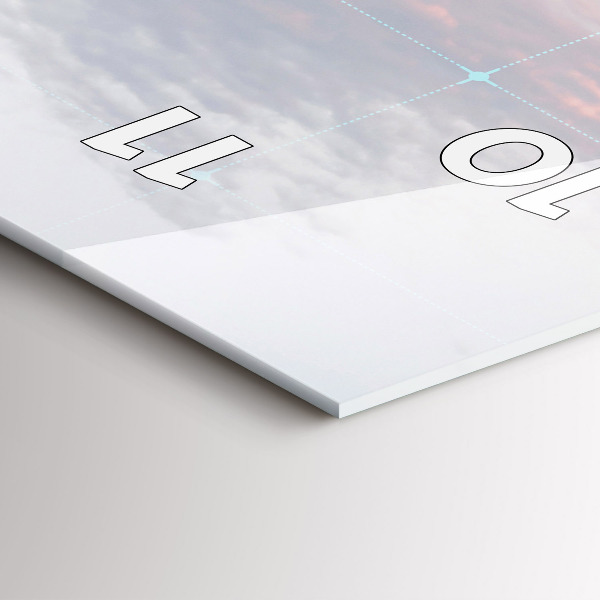 Orologio verticale in vetro Grattacieli a Philadelphia