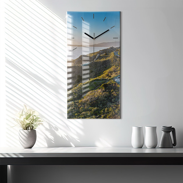 Orologio verticale in vetro La strada per San Francisco