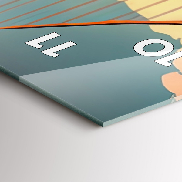 Orologio verticale in vetro Ponte di San Francisco