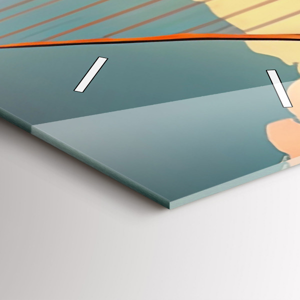 Orologio verticale in vetro Ponte di San Francisco