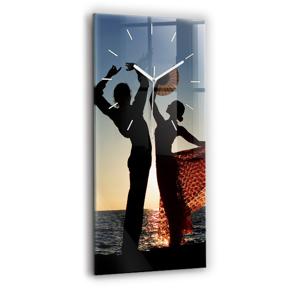 Orologio verticale Danza spagnola in mare