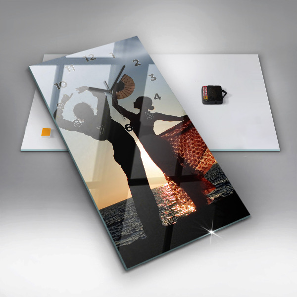 Orologio verticale Danza spagnola in mare
