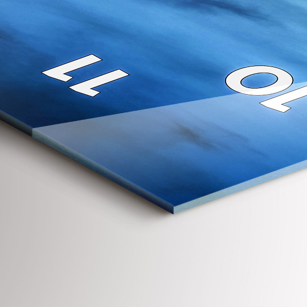 Orologio verticale Tempio a Bangkok Thailandia