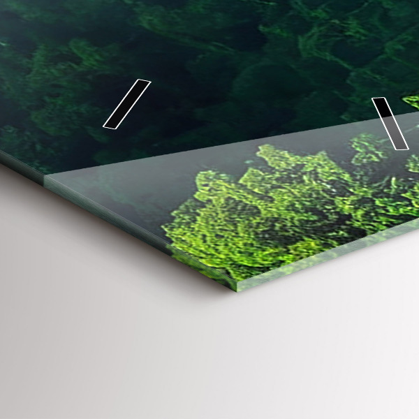 Orologio verticale in vetro Paesaggio naturale della Thailandia