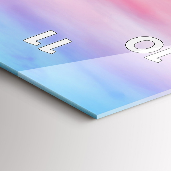 Orologio verticale Vista sulle montagne Islanda