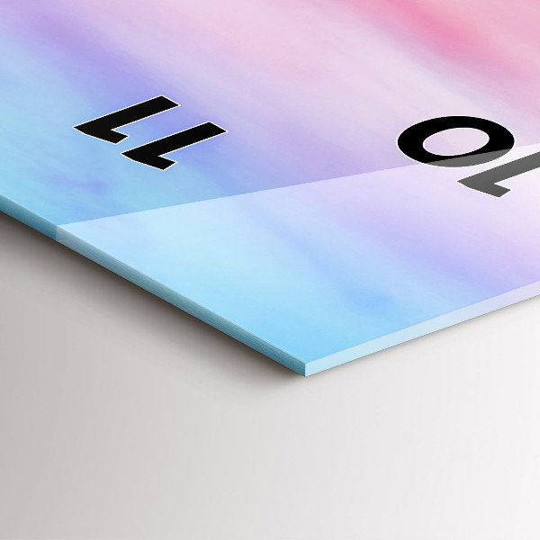 Orologio verticale Vista sulle montagne Islanda