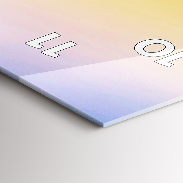 Orologio verticale Iceberg e alba