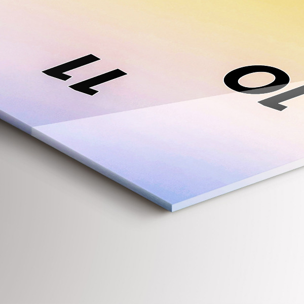 Orologio verticale Iceberg e alba