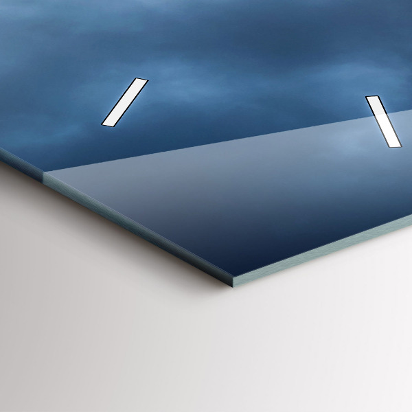 Orologio verticale Paesaggio con cascata