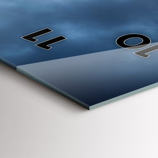 Orologio verticale Paesaggio con cascata