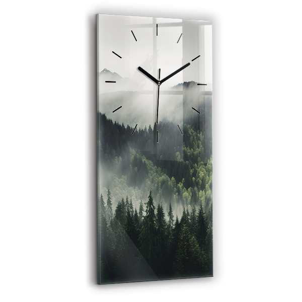 Orologio verticale in vetro Paesaggio forestale