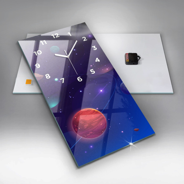 Orologio verticale Pianeti galassia