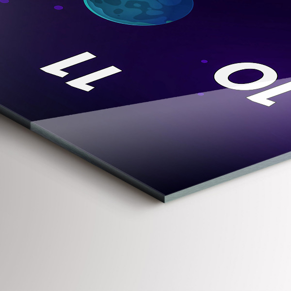 Orologio verticale Pianeti galassia