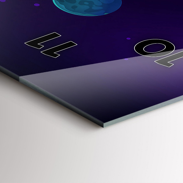 Orologio verticale Pianeti galassia