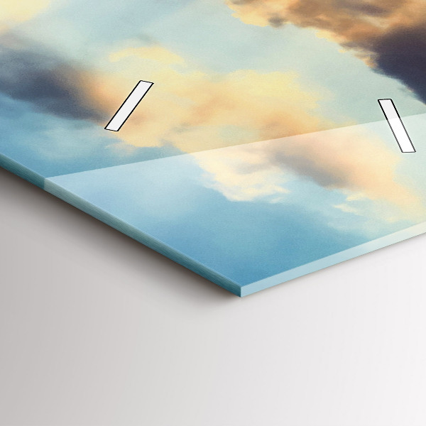 Orologio verticale Tramonto sulla spiaggia