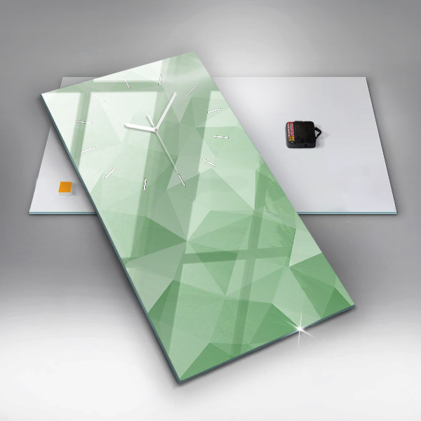 Orologio verticale Triangoli astratti