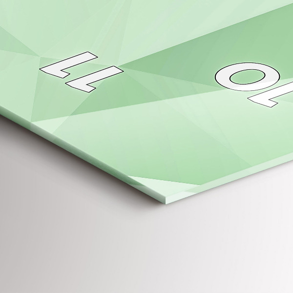 Orologio verticale Triangoli astratti