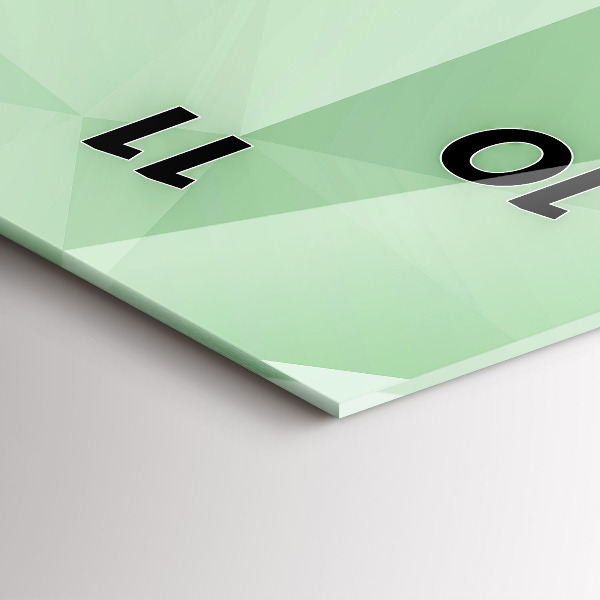 Orologio verticale Triangoli astratti