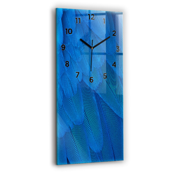 Orologio verticale Piuma di uccello