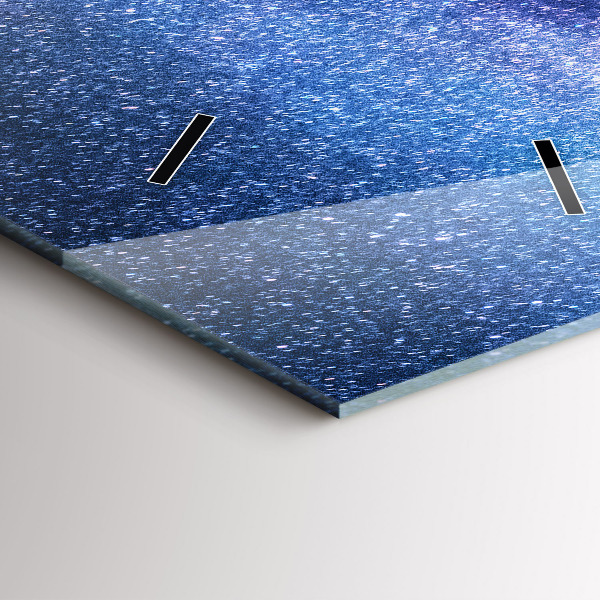 Orologio verticale Via Lattea e Montagne