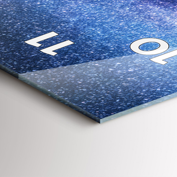 Orologio verticale Via Lattea e Montagne