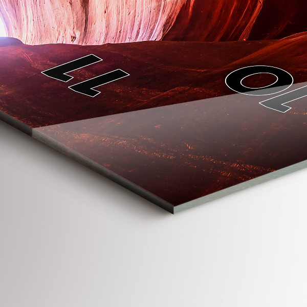 Orologio verticale Canyon di sabbia