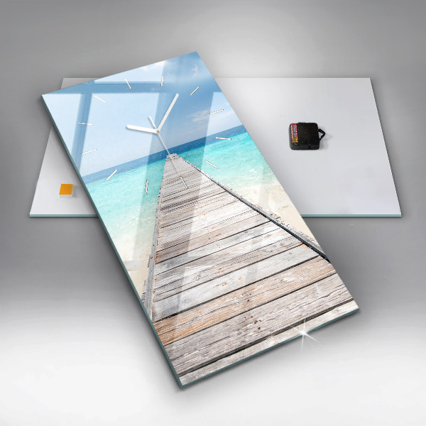 Orologio verticale Isola tropicale