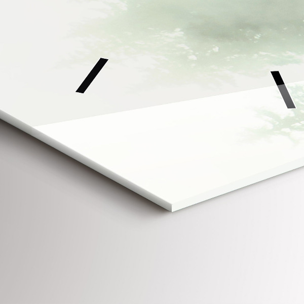 Orologio verticale Foresta nebbiosa