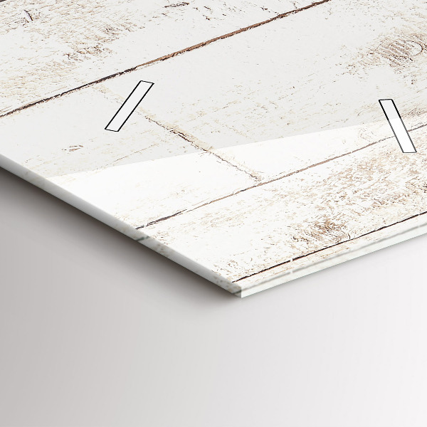 Orologio verticale Tavole di legno chiaro