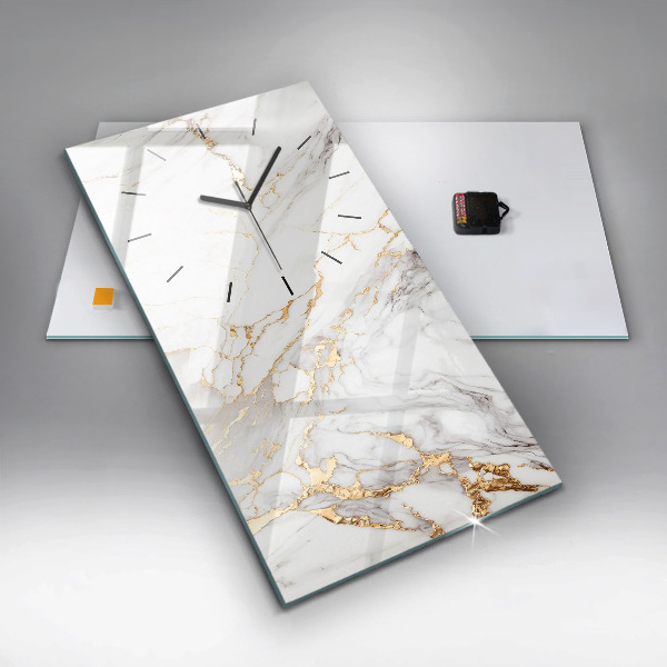Orologio verticale in vetro Marmo decorativo