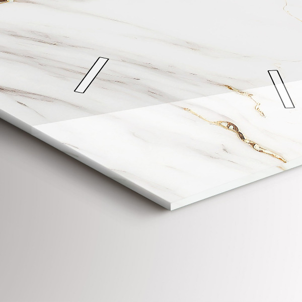 Orologio verticale in vetro Marmo decorativo