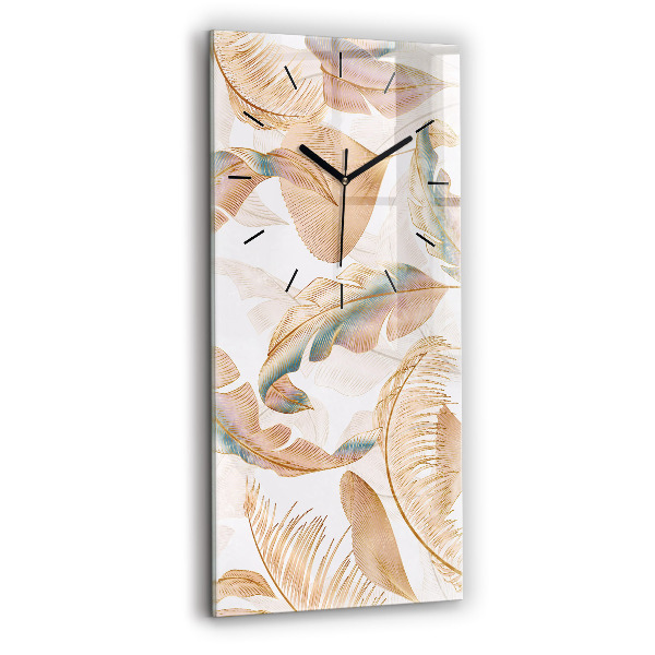 Orologio verticale Motivo foglia naturale