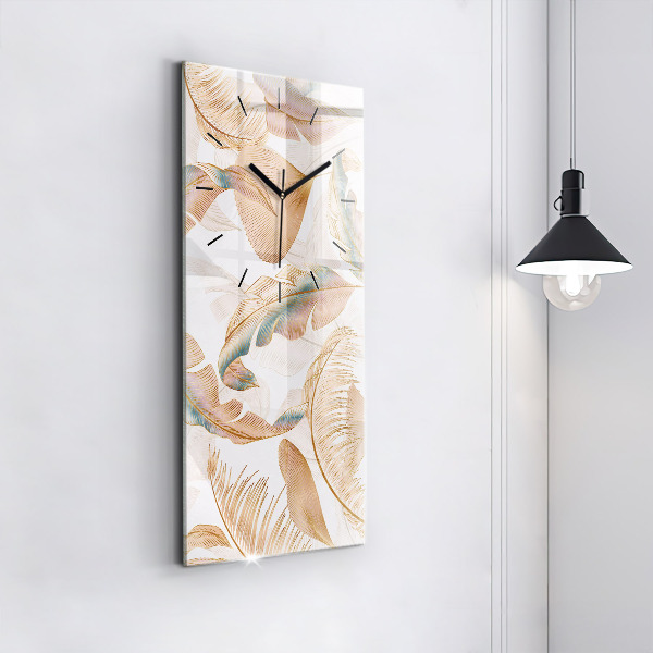 Orologio verticale Motivo foglia naturale